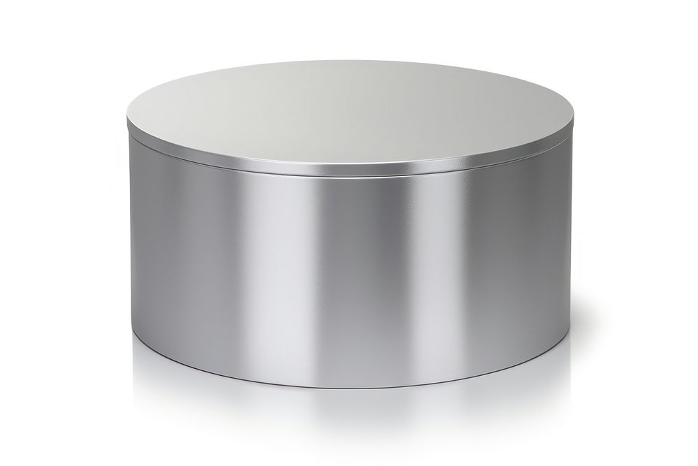 Tungsten cylinder table white background rectangle. AI generated Image by rawpixel.