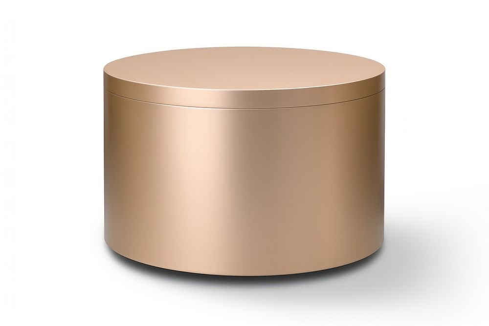 Tunsten cylinder white background container furniture. AI generated Image by rawpixel.