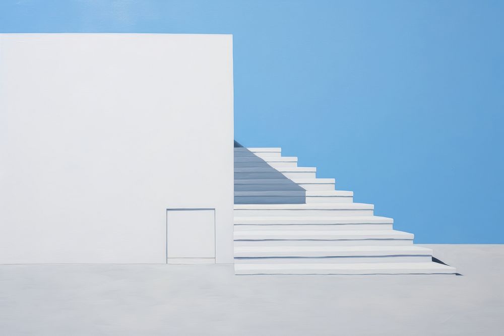 Stairs building architecture staircase. AI generated Image by rawpixel.