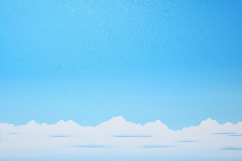 Blue sky landscape outdoors horizon. AI generated Image by rawpixel.