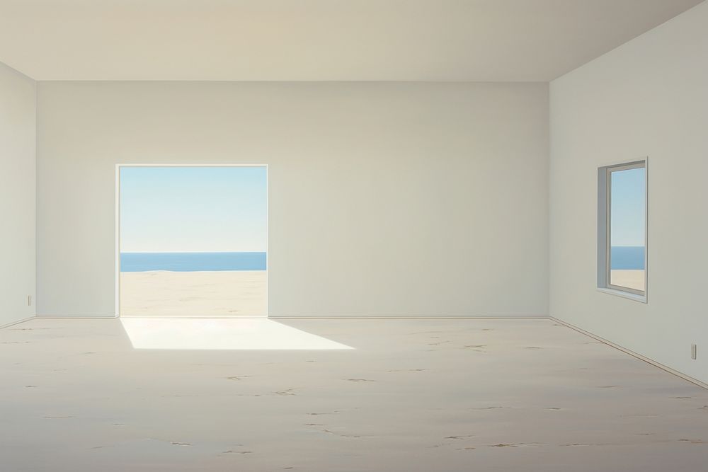 Interior flooring horizon nature. AI generated Image by rawpixel.