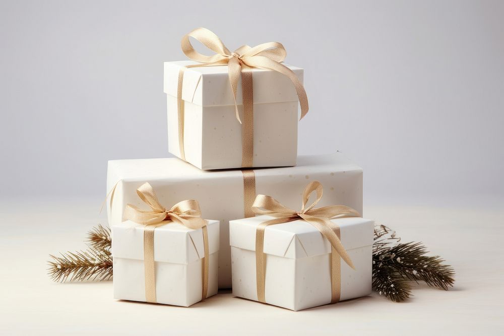 Gift boxes christmas wrapped holiday. AI generated Image by rawpixel.