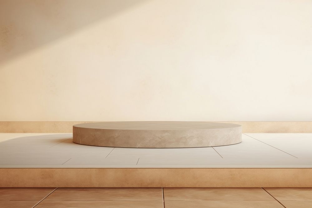 Stone floor architecture simplicity furniture. AI generated Image by rawpixel.