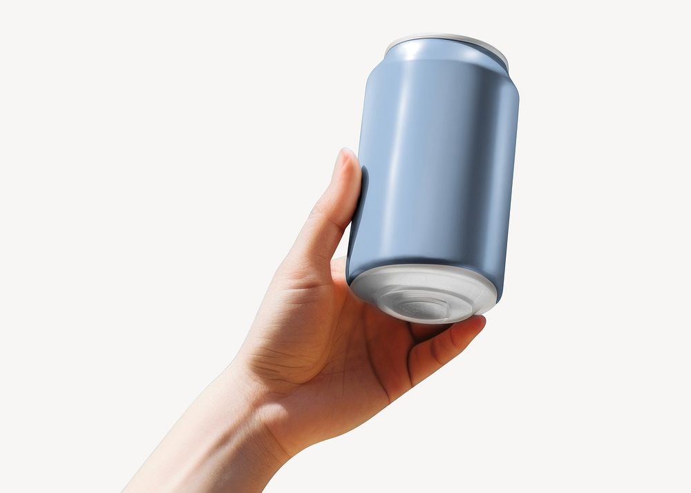 Soda can, isolated on white