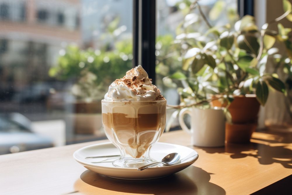 Affogato dessert food cafe. AI generated Image by rawpixel.