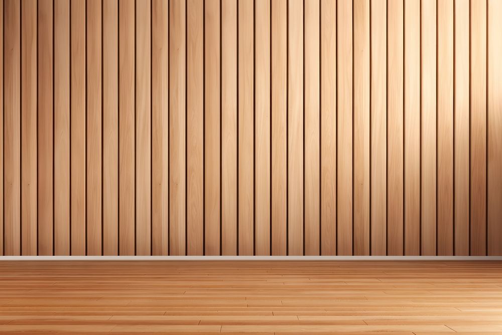 Wood slat wall backgrounds architecture repetition. AI generated Image by rawpixel.