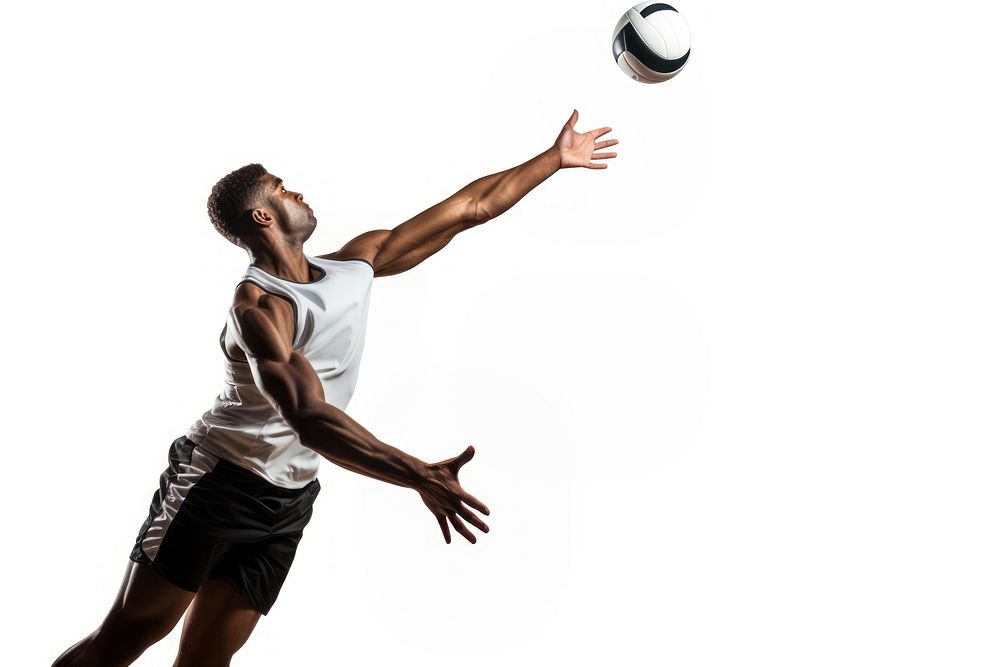 Volleyball volleyball throwing sports. AI generated Image by rawpixel.