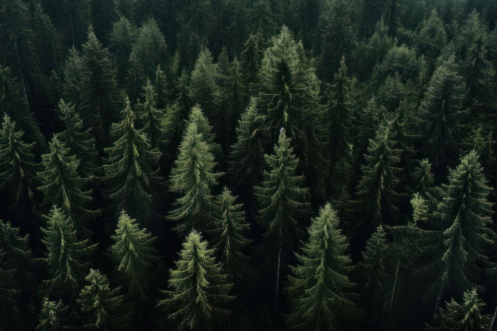 Forest outdoors woodland nature. AI generated Image by rawpixel.