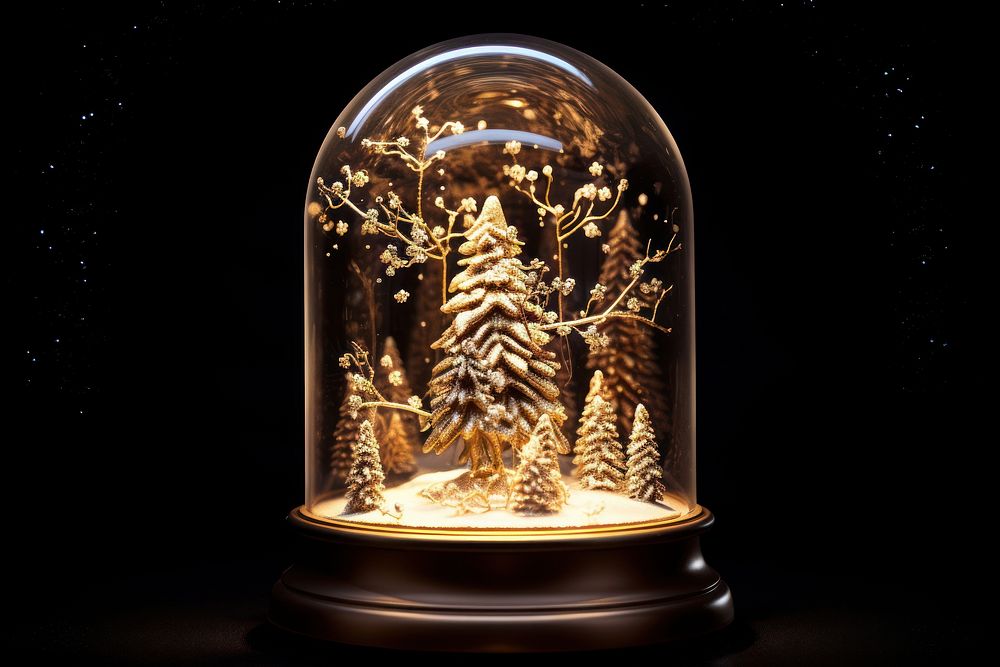 Christmas snow light gold illuminated. | Free Photo - rawpixel