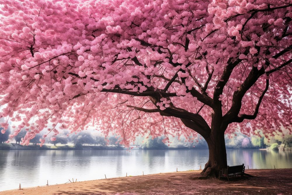 Sakura outdoors blossom nature. AI | Free Photo - rawpixel