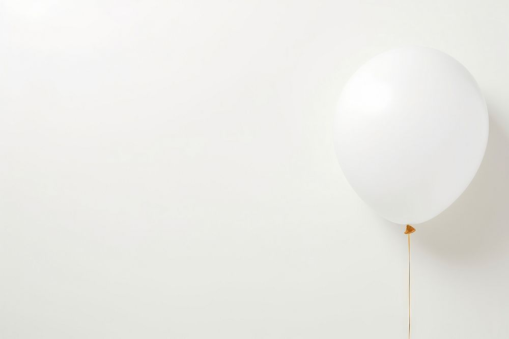 White balloon backgrounds celebration anniversary. AI generated Image by rawpixel.