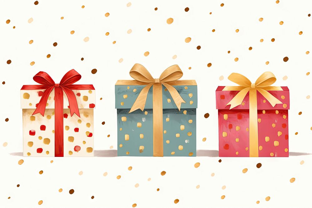 Christmas gift boxs paper celebration anniversary. AI generated Image by rawpixel.