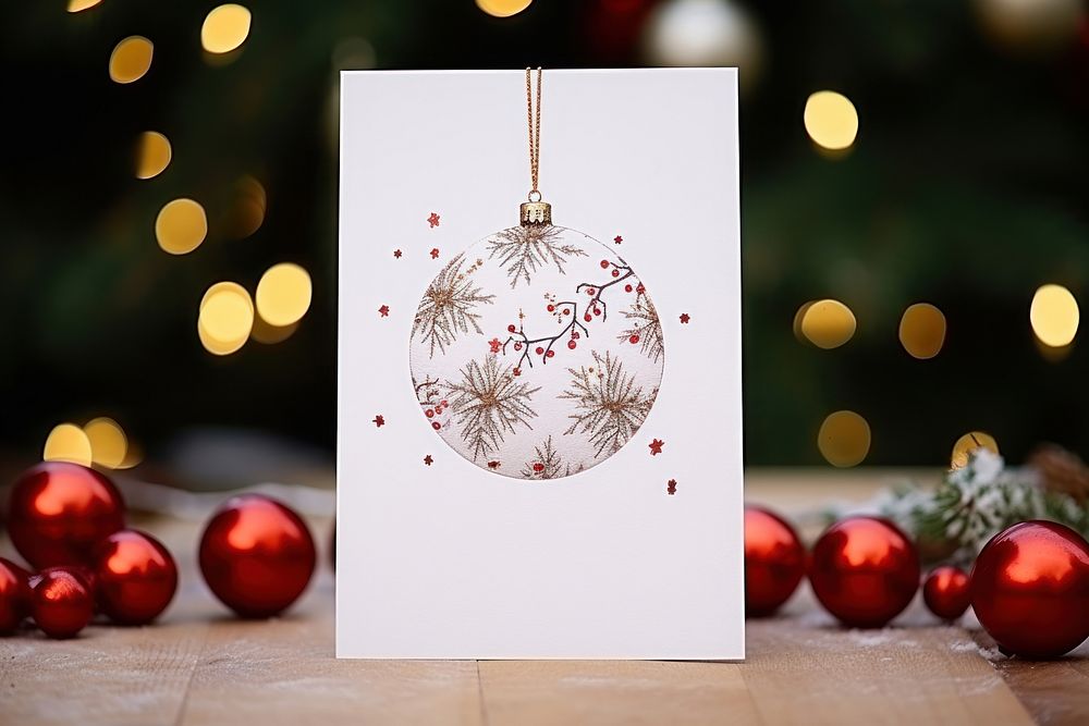 Christmas card decoration christmas decorations celebration. AI generated Image by rawpixel.