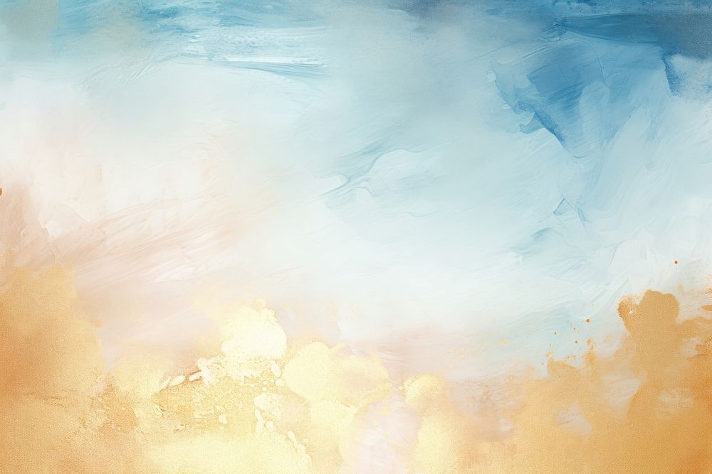 A blue watercolor background painting backgrounds nature. AI generated Image by rawpixel.