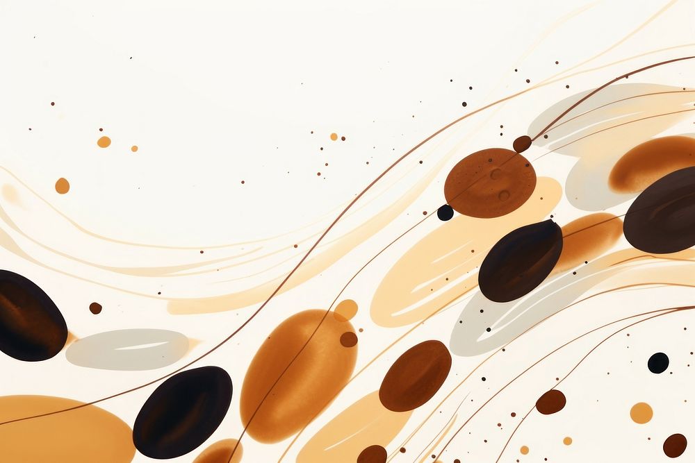 Coffee bean backgrounds abstract pattern. AI generated Image by rawpixel.
