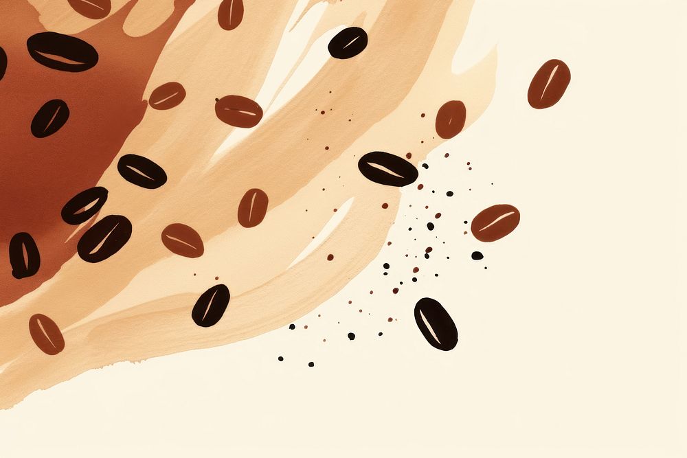 Coffee bean backgrounds line outdoors. AI generated Image by rawpixel.