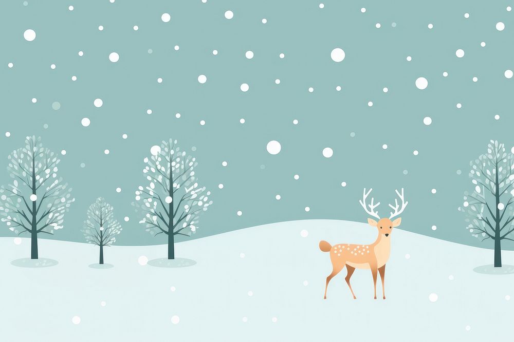 Snow christmas outdoors nature. AI generated Image by rawpixel.