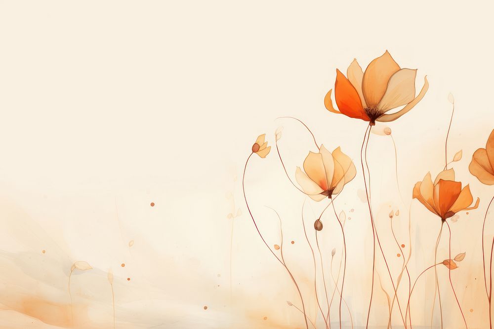 Autumn Abstract background flower backgrounds abstract. AI generated Image by rawpixel.