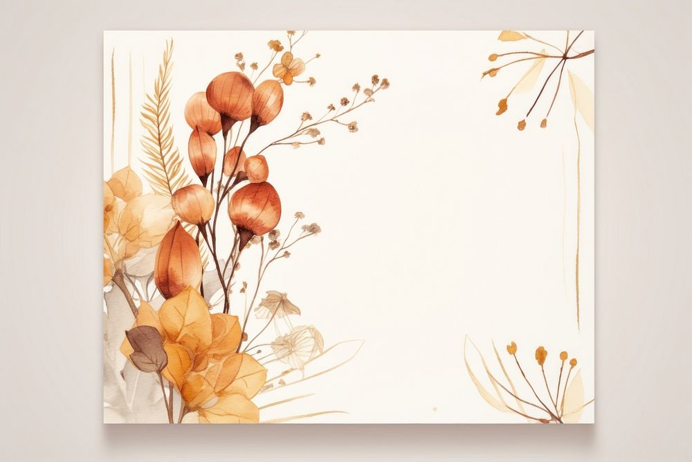 Autumn art pattern plant. AI generated Image by rawpixel.