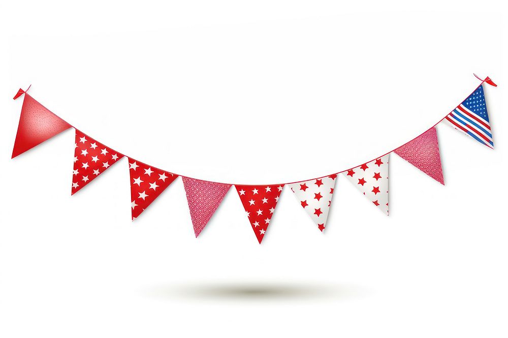 Celebrate banner flag white background celebration. AI generated Image by rawpixel.