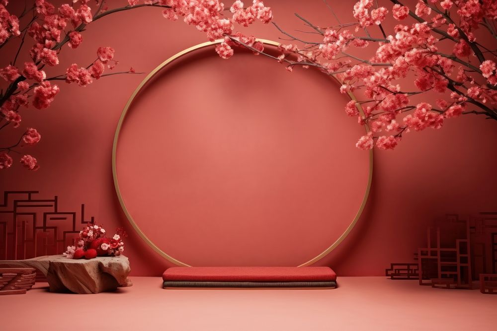 Chinese New Year flower plant chinese new year. AI generated Image by rawpixel.