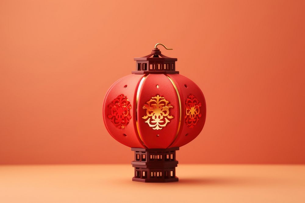 Chinese new year lantern red chinese new year. AI generated Image by rawpixel.
