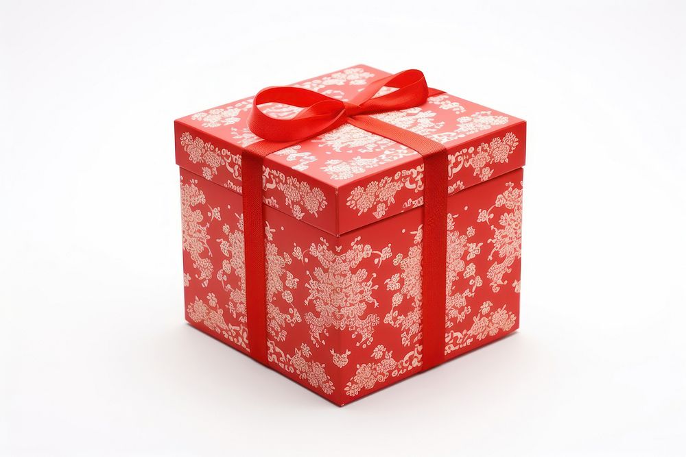 Chinese New Year gift box pattern. AI generated Image by rawpixel.