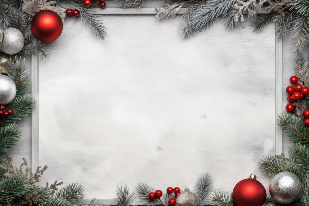 Christmas decorations frame christmas backgrounds christmas decorations. AI generated Image by rawpixel.