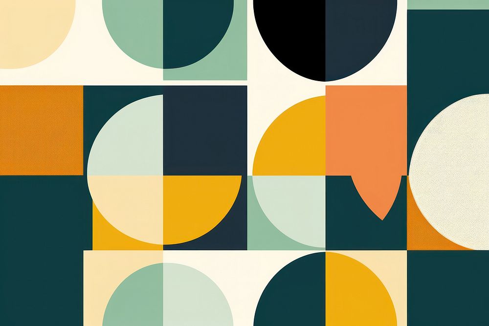 Geometric color blocked pattern shape art backgrounds. AI generated Image by rawpixel.