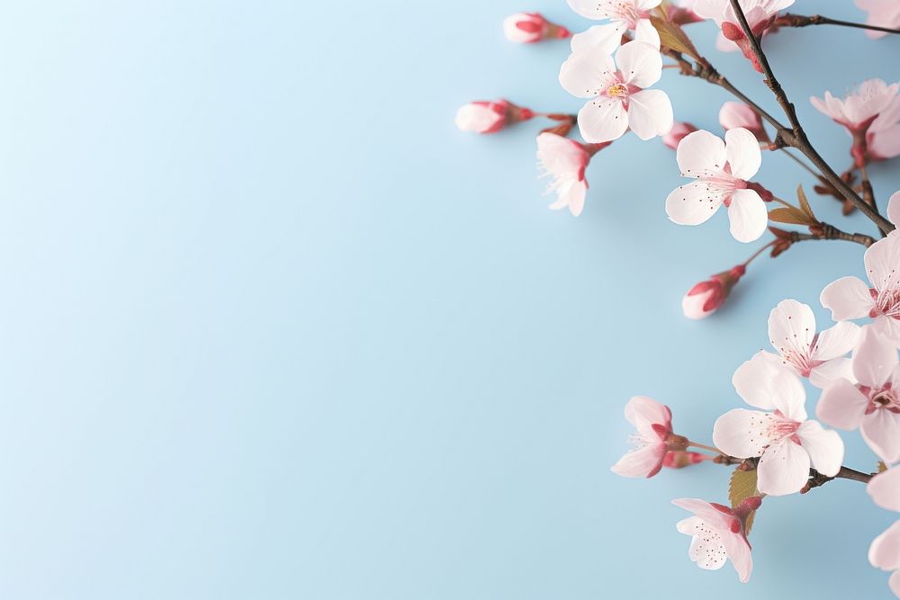Spring flower background outdoors blossom petal. AI generated Image by rawpixel.