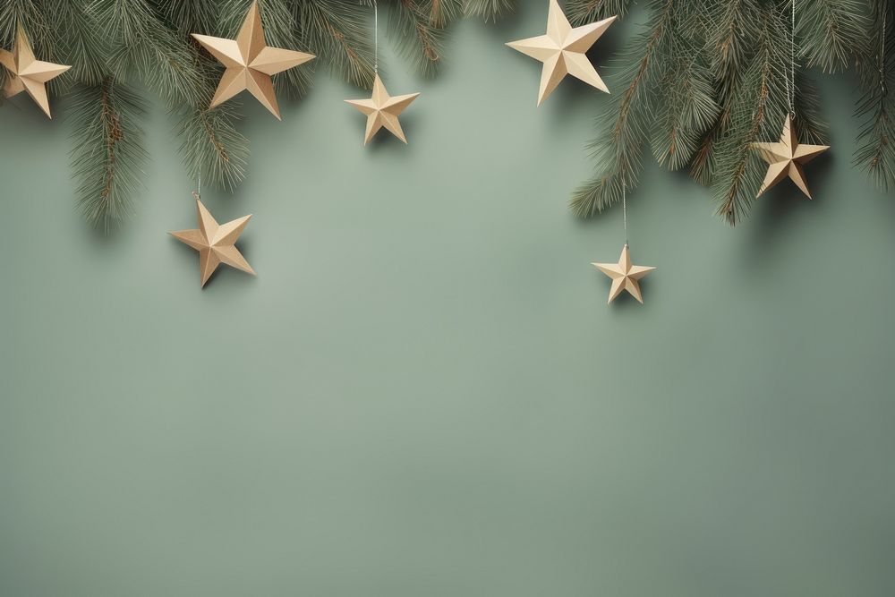 Christmas paper decorations christmas backgrounds branch. AI generated Image by rawpixel.