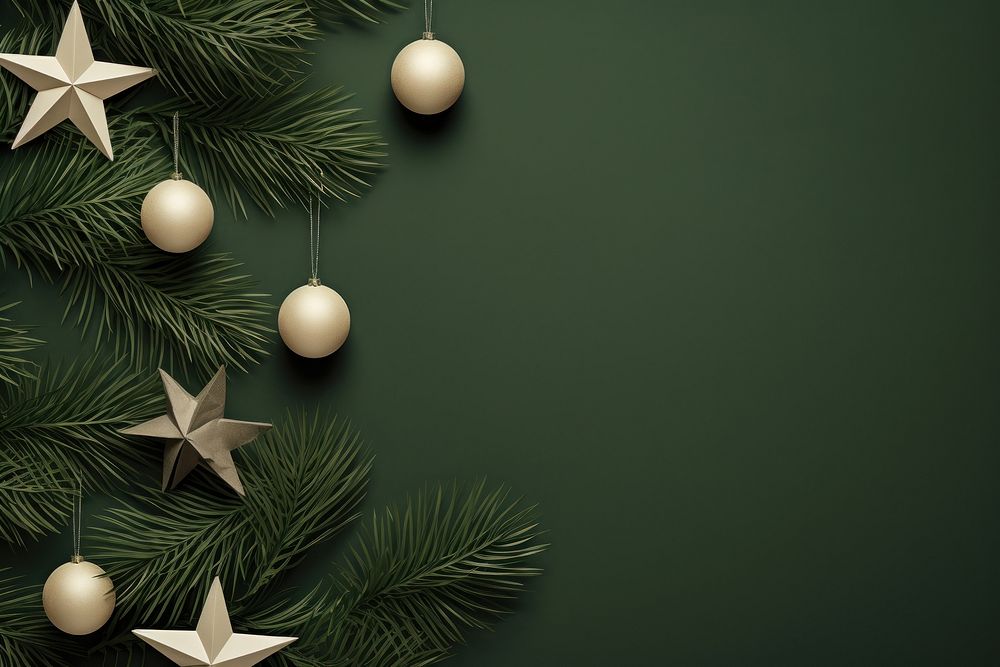 Christmas paper decorations christmas backgrounds branch. AI generated Image by rawpixel.