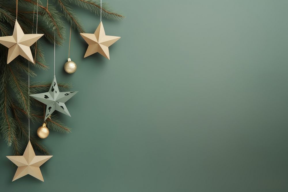 Christmas paper decorations christmas branch fir. AI generated Image by rawpixel.