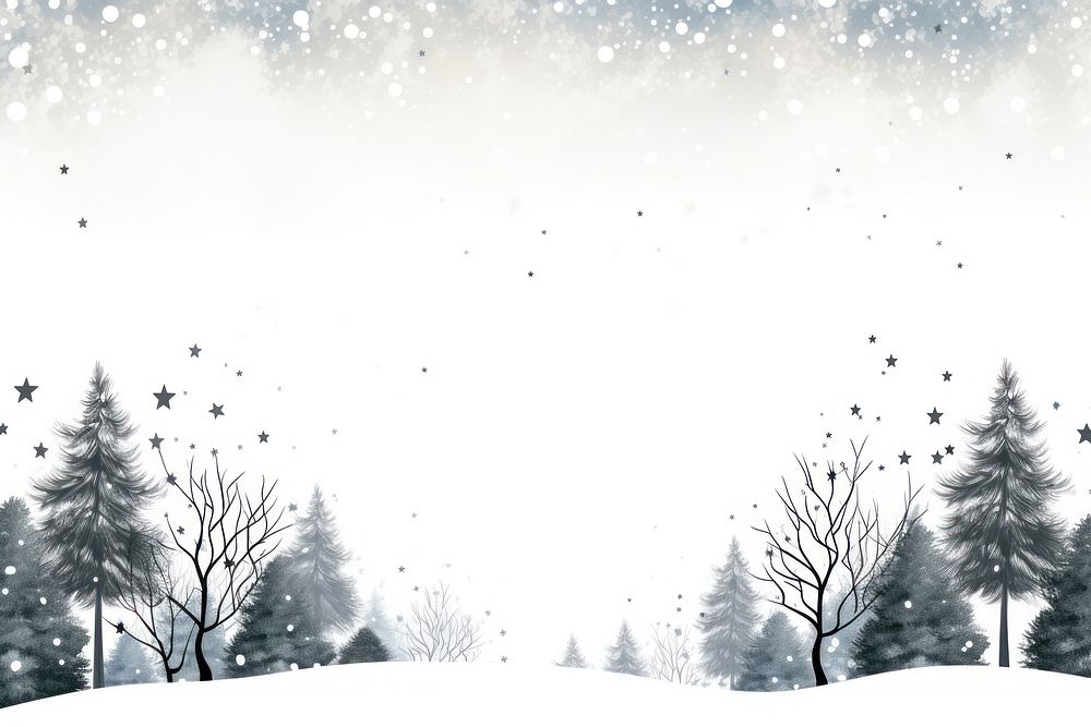 Christmas border backgrounds outdoors winter. AI generated Image by rawpixel.