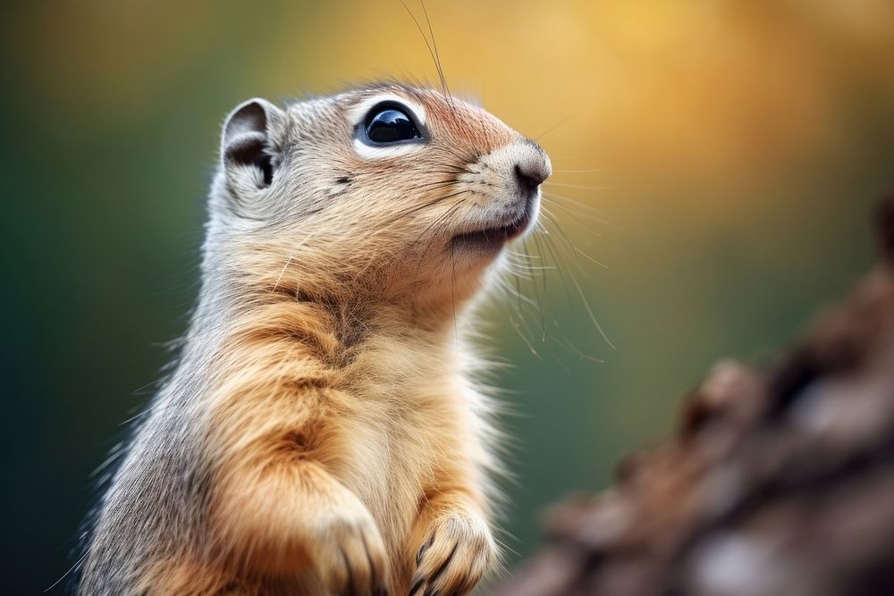 Ground squirrel animal rodent mammal. AI generated Image by rawpixel.