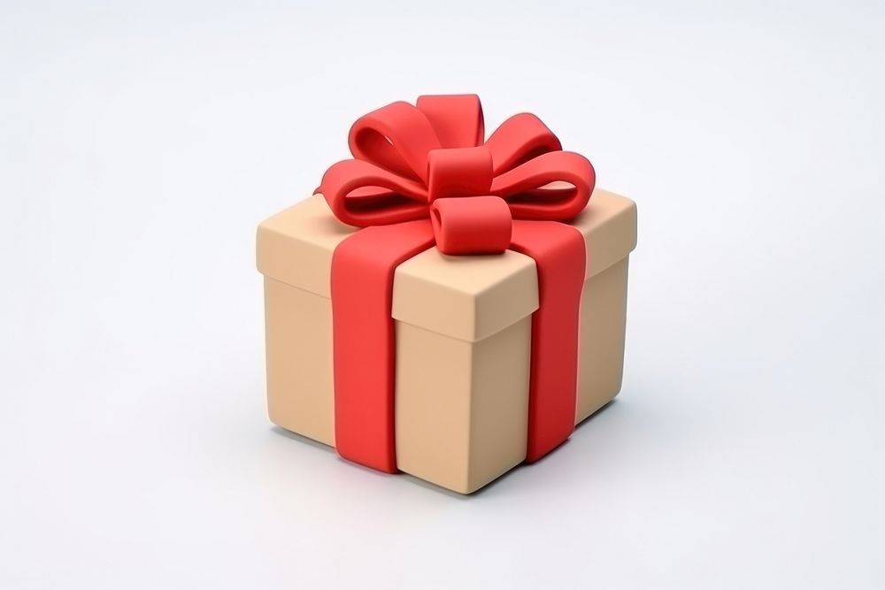 Christmas gift box white background anniversary celebration. AI generated Image by rawpixel.