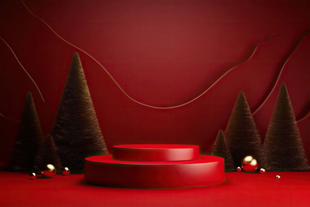 Christmas background christmas gift red. AI generated Image by rawpixel.