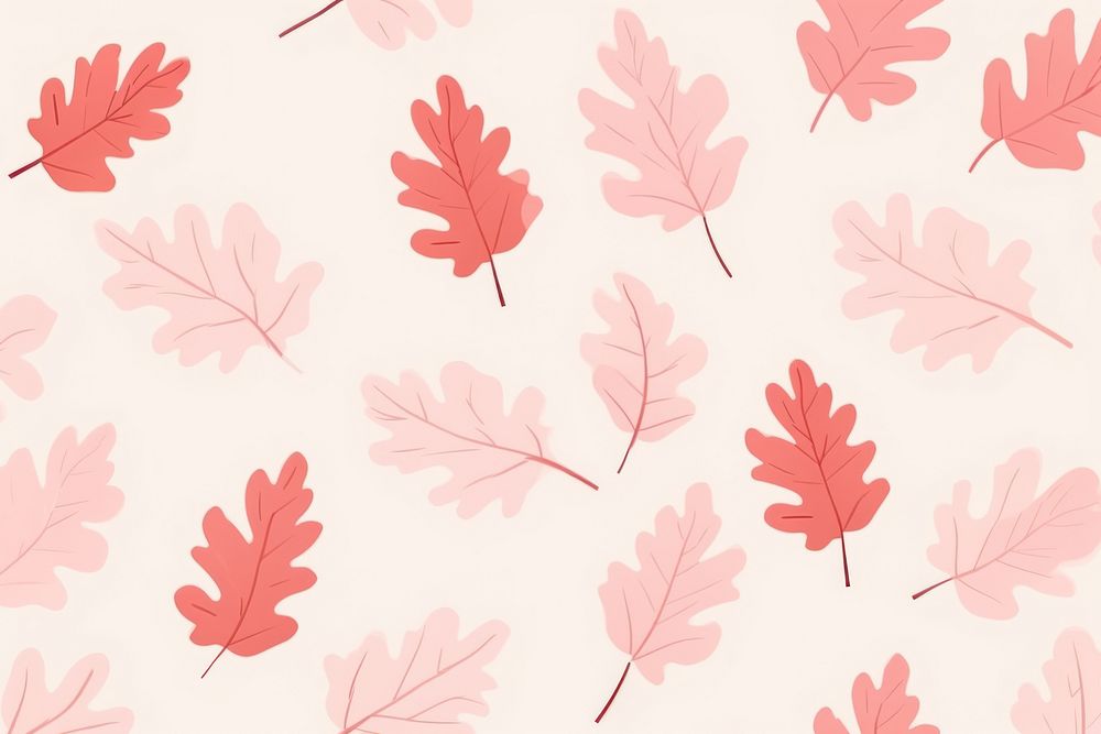 Oak leaf backgrounds pattern plant. AI generated Image by rawpixel.