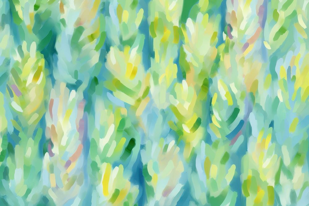 Abstract cactus pattern backgrounds painting creativity. AI generated Image by rawpixel.