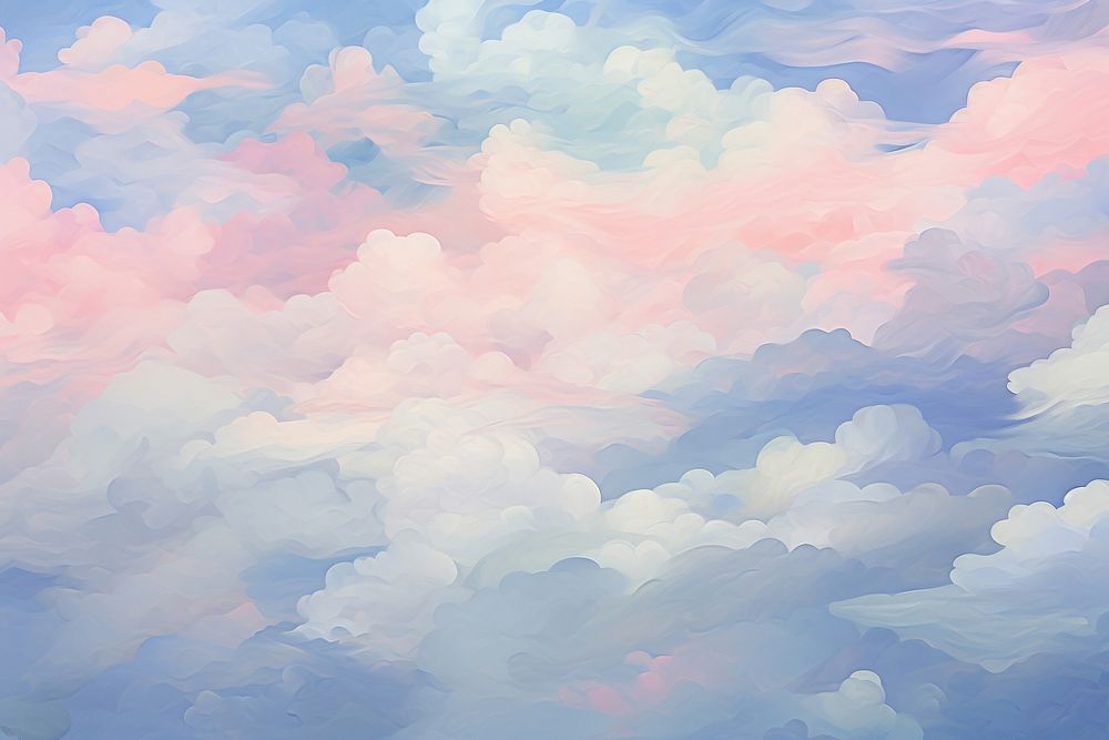 Abstract clouds pattern backgrounds outdoors painting. AI generated Image by rawpixel.