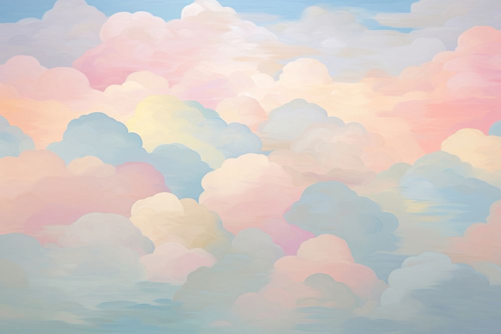 Abstract clouds pattern painting backgrounds landscape. AI generated Image by rawpixel.