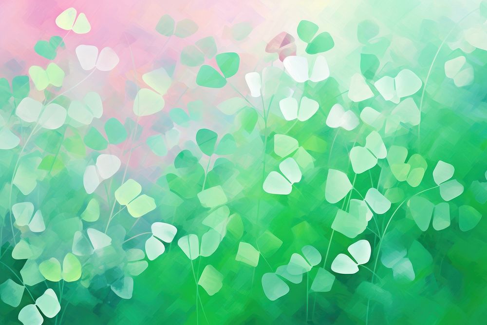 Abstract clover leaves pattern backgrounds outdoors purple. AI generated Image by rawpixel.