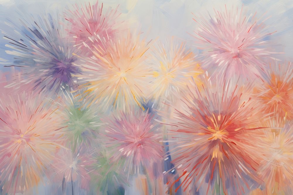 Abstract firework pattern painting backgrounds fireworks. AI generated Image by rawpixel.