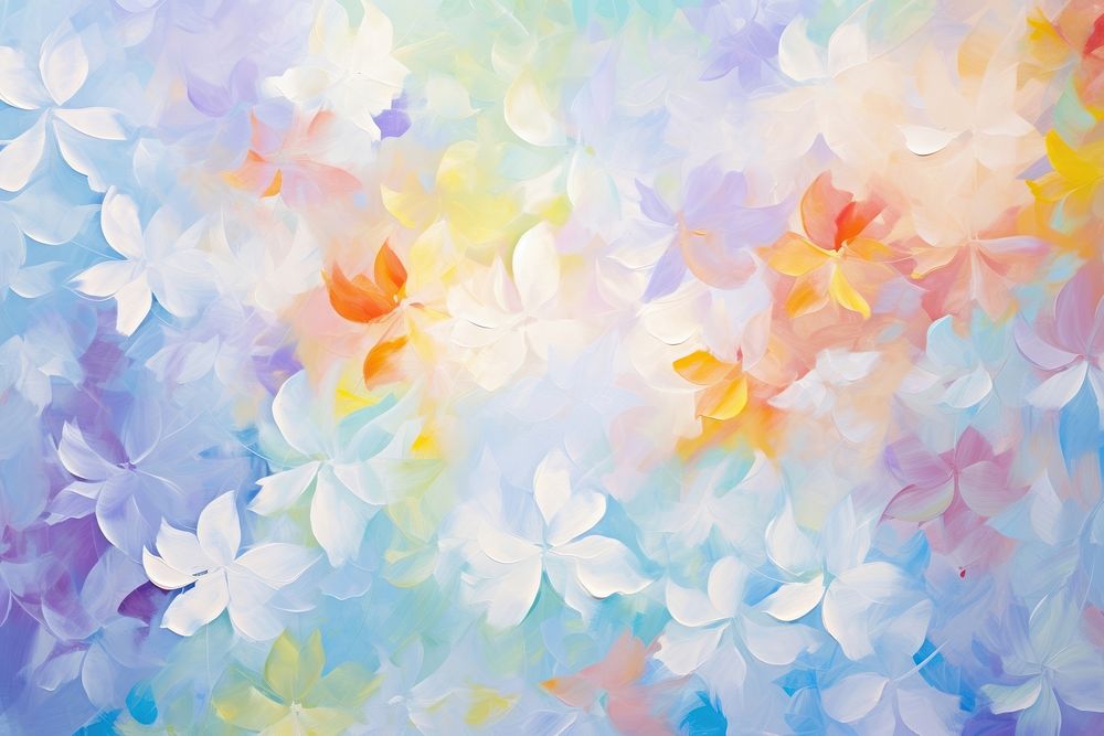 Abstract flower pattern painting backgrounds petal. AI generated Image by rawpixel.