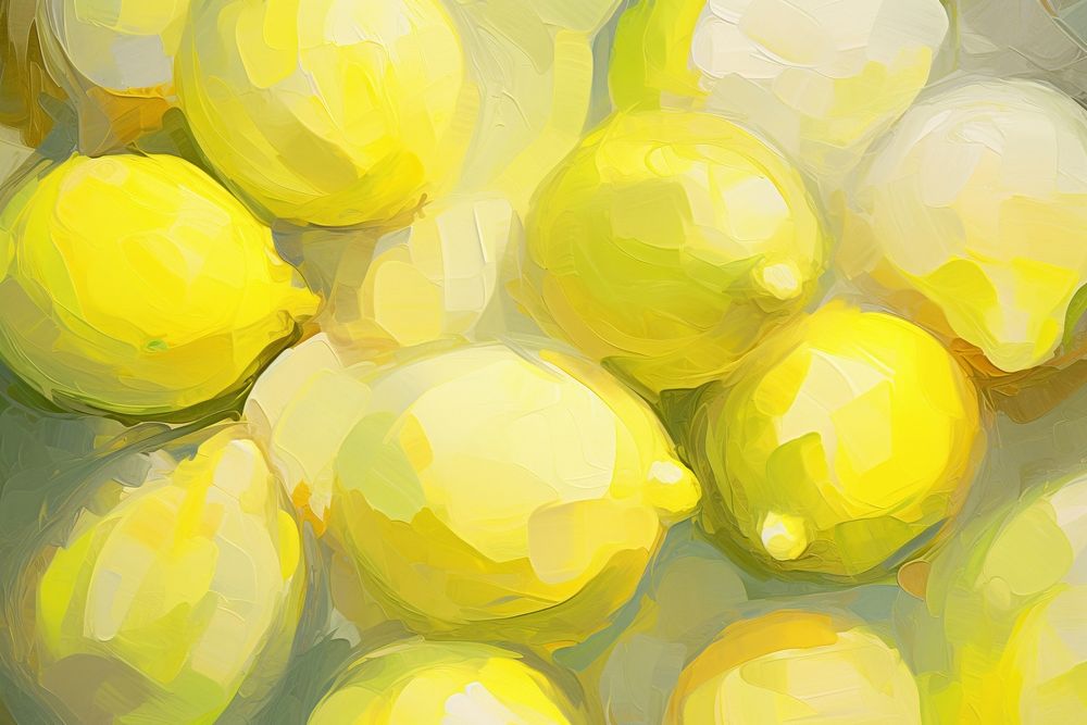 Abstract lemons pattern backgrounds painting fruit. AI generated Image by rawpixel.