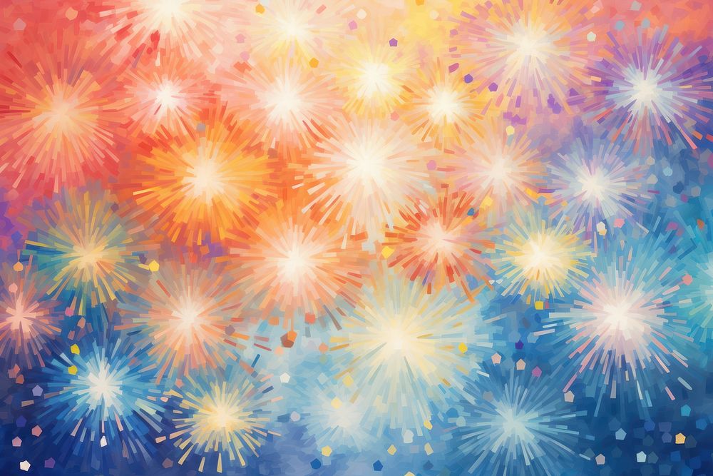 Colorful firework pattern backgrounds fireworks painting. AI generated Image by rawpixel.