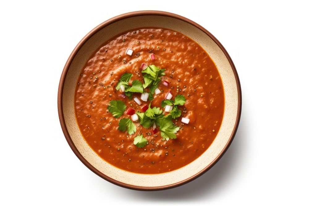 Lentil tomato soup food bowl curry. AI generated Image by rawpixel.