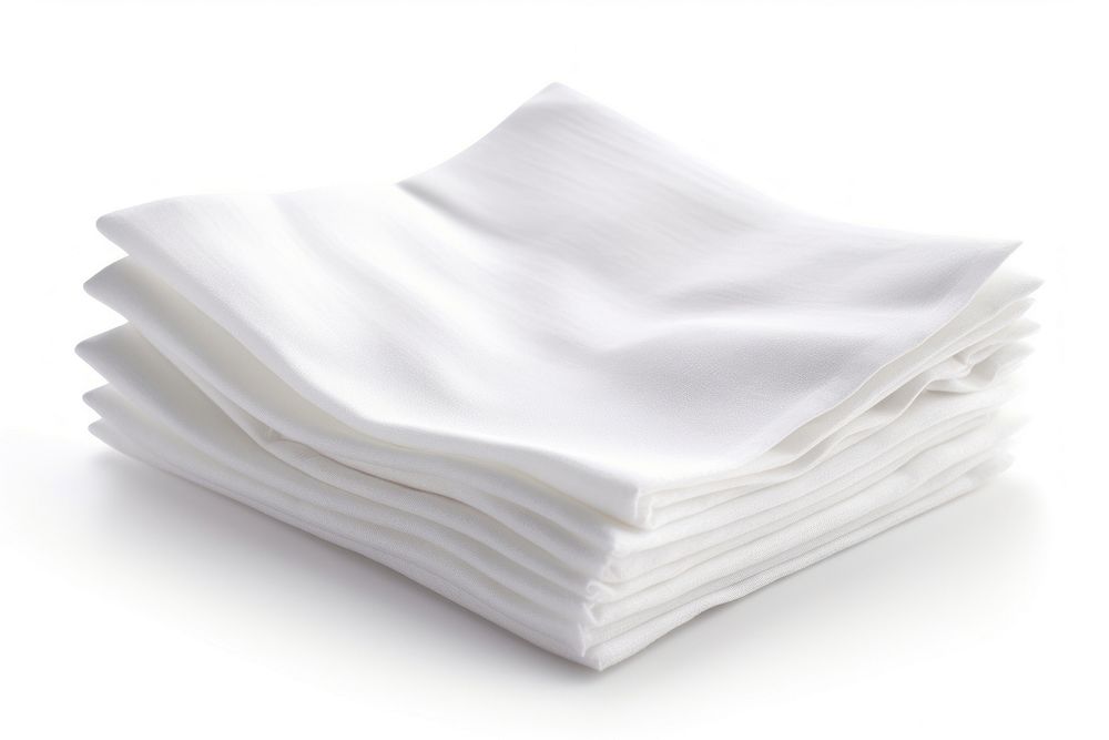 White folded cotton napkin white | Free Photo - rawpixel