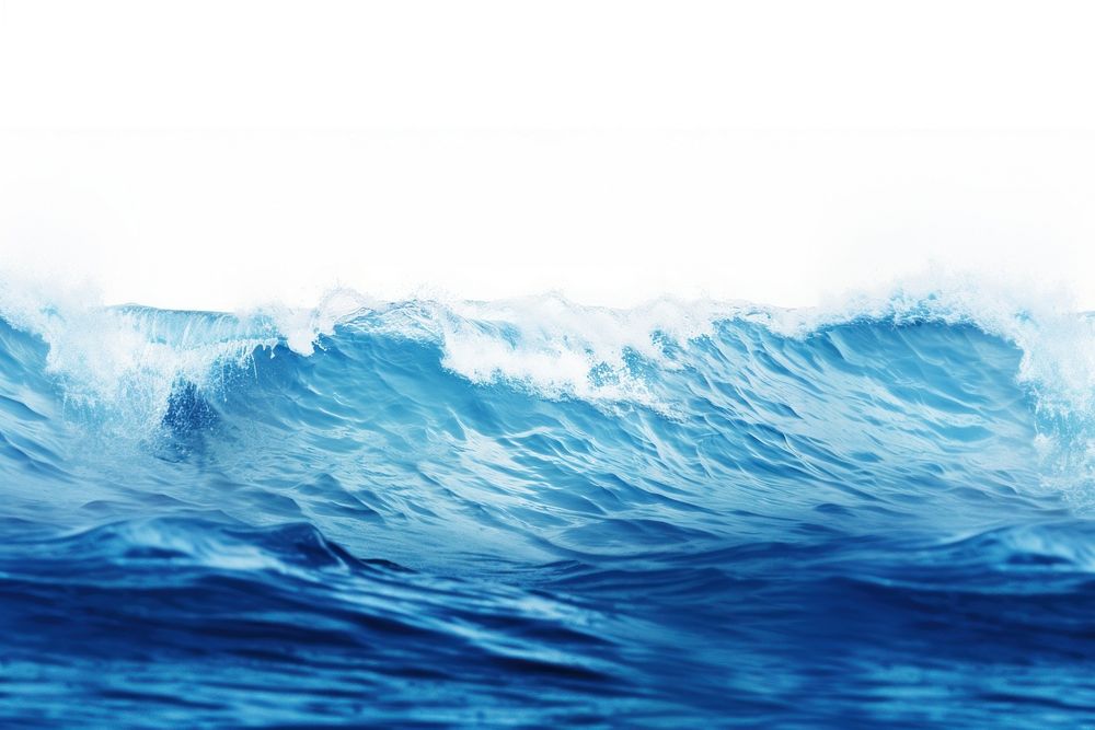 Blue water border sea backgrounds outdoors. AI generated Image by rawpixel.