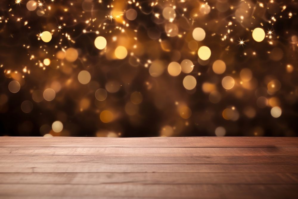 New Year backdrop backgrounds lighting table. AI generated Image by rawpixel.